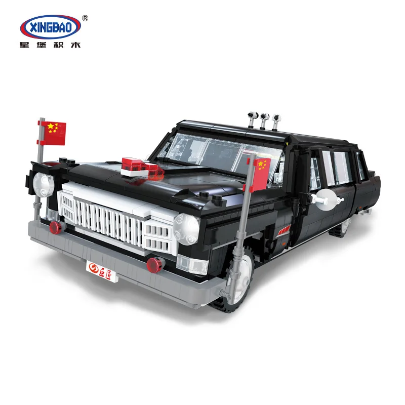 XINGBAO 03003 Lepining Creative MOC Technic Series The HongQi Master Car Set строительные блоки кирпичи игрушки для