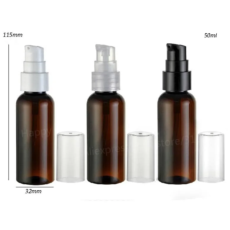 Дорожная янтарная бутылка для лосьона домашних животных 30x50 мл кремовая 50 см3