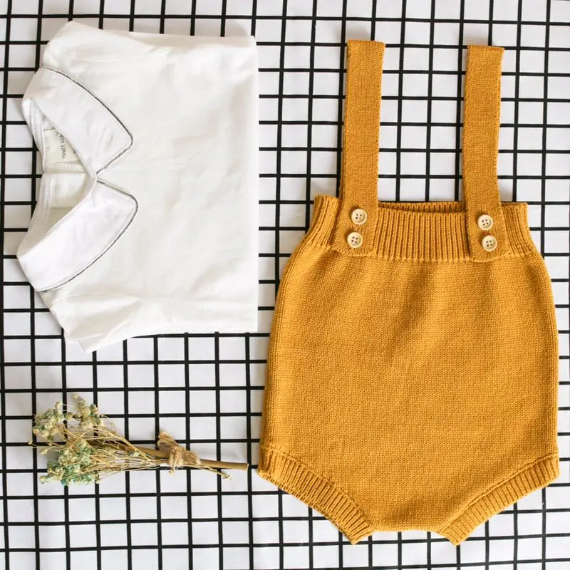 Милые комбинезоны на весну и осень детский комбинезон Одежда для новорожденных