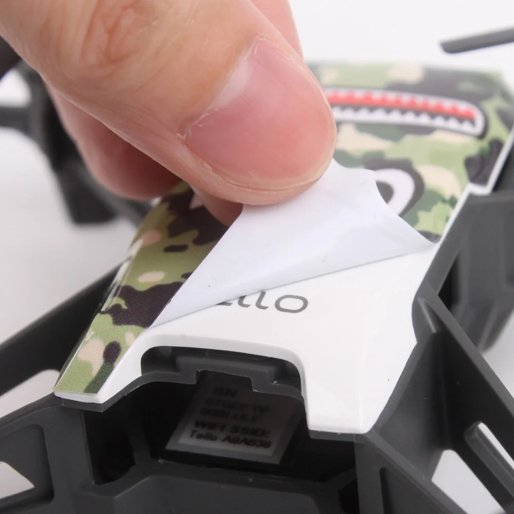 3 шт. крутой ПВХ мультяшный стикер s для DJI Tello Drone наклейки на тело цветные кожаные