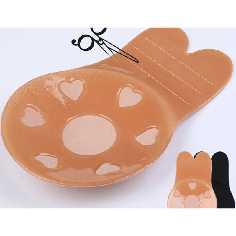 2 пары женских невидимых бюстгальтеров с симпатичными кроличьими ушками дышащие