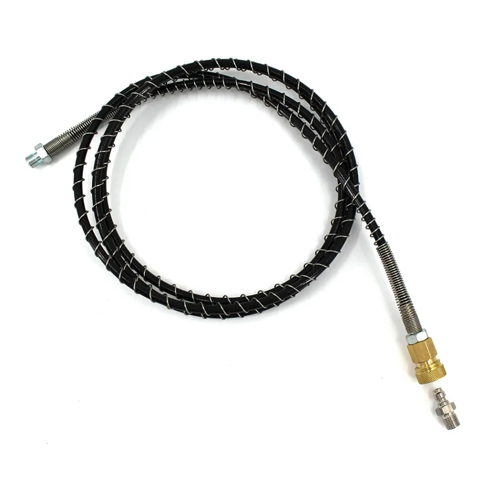 Пейнтбольный шланг высокого давления с пружинной оболочкой длиной 200 см для