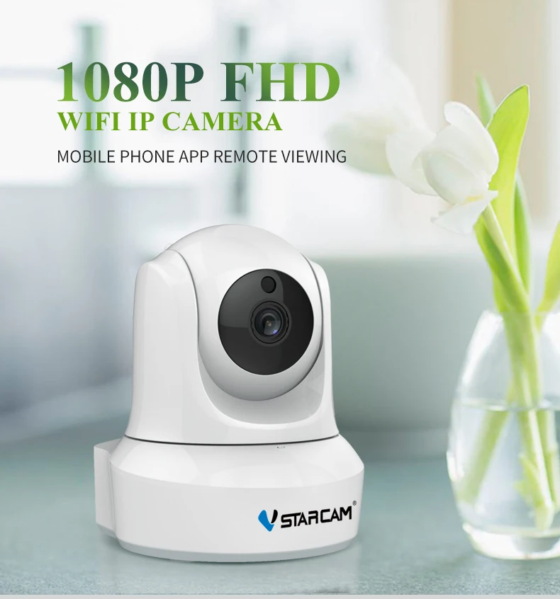 VStarcam белый C29S 1080 P HD Беспроводная ip-камера видеонаблюдения Wi-fi домашняя камера видеонаблюдения Система видеонаблюдения внутренняя камера детский монитор