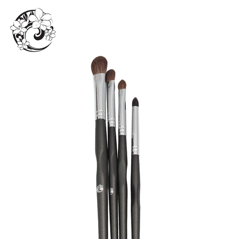 Энергии бренд 4 шт кисточка из козьей шерсти комплект Make Up Макияж Кисти Pinceaux Макиллаж Brochas Maquillaje ds4