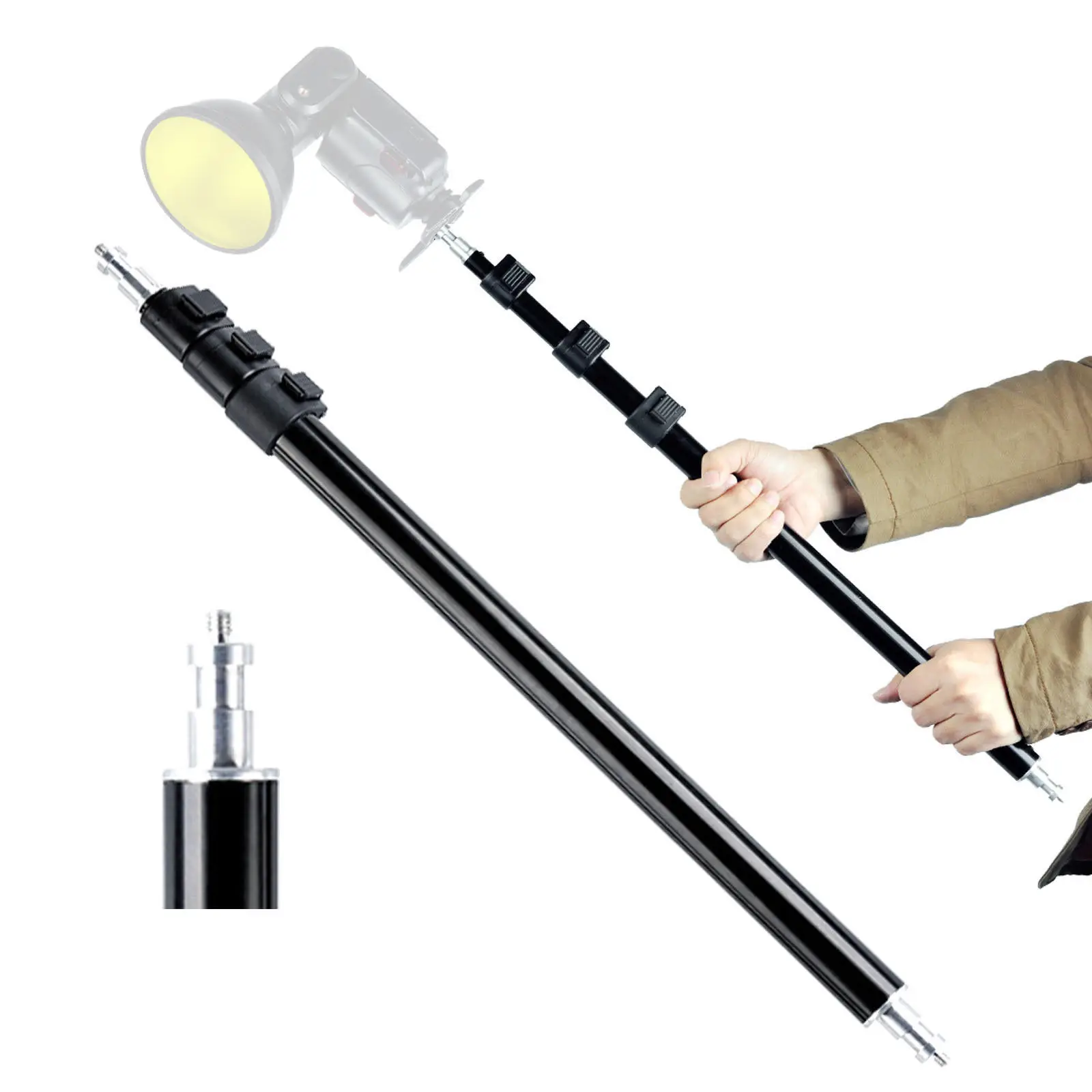 Godox AD-S13 21-6" /55-160 см портативный светильник палка стрелы 1/4" Мужская нить для WITSTRO AD360 II AD180 Flash AD180 AD360