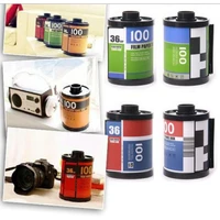 1pcs funny cute camera roll toilet paper cover holder camera film canister tissue dispenser box color choose