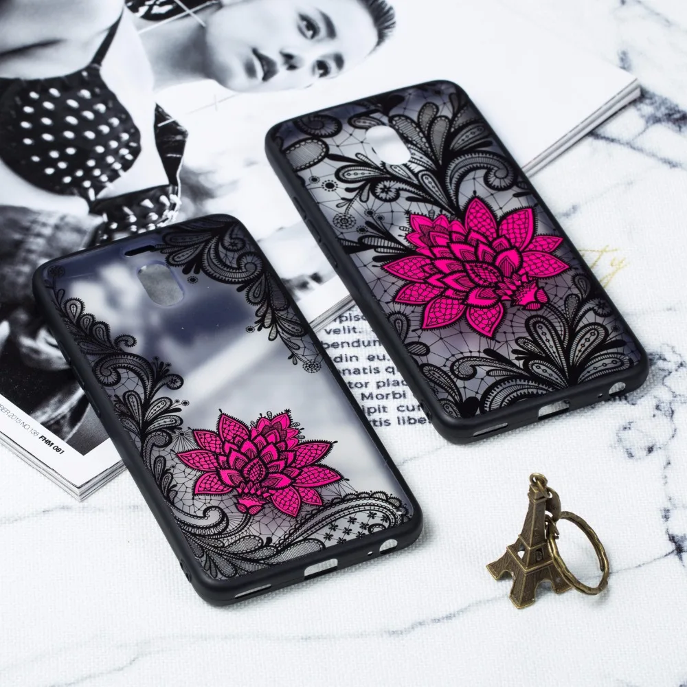 FGHGF Lace Flower Case For Meizu MX6 M5S PRO 7 E M3S 3 5 6 U20 U10 Back Cover M3 M5 M6 NOTE Shell |