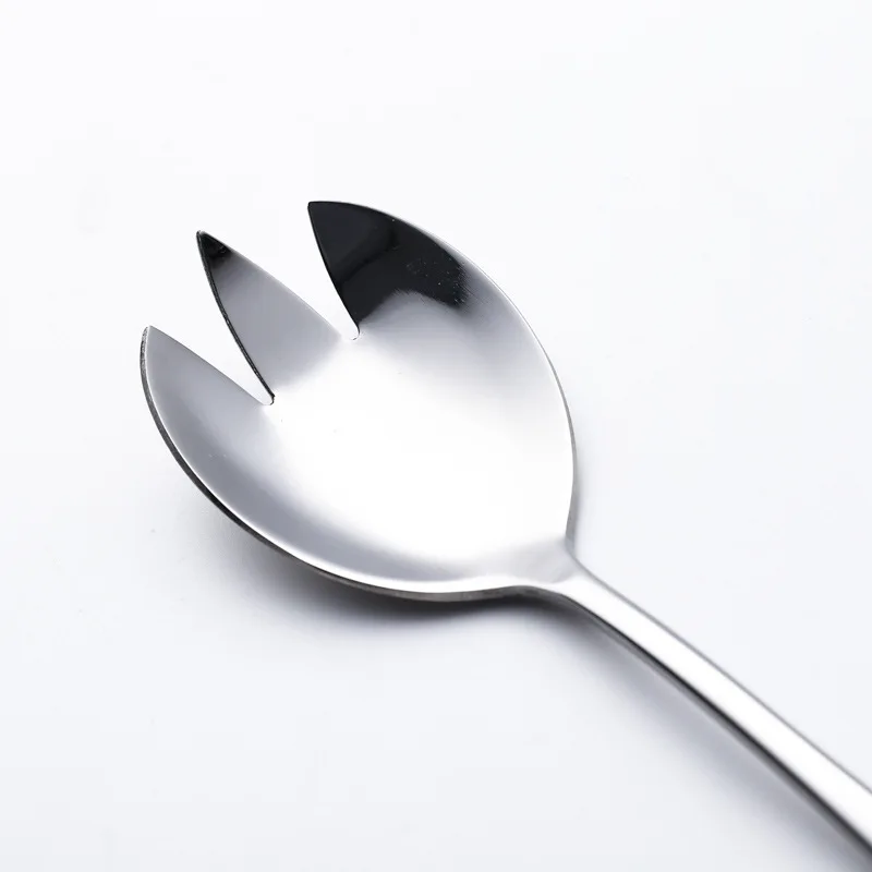 2 шт./компл. Нержавеющая сталь для сатала Европейский Стиль салатная Ложка Вилка