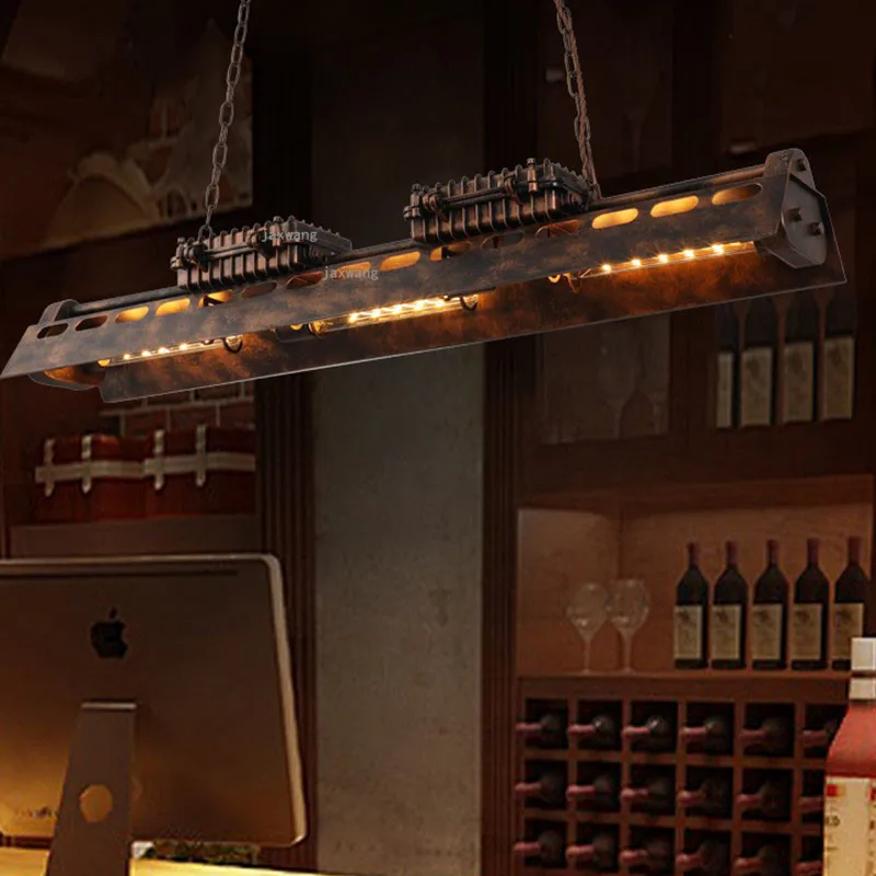 Художественная промышленная винтажная светодиодная Подвесная лампа s