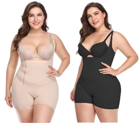2 pieces Утягивающее нижнее белье, Корректирующее белье для прикладок, Корректирующее белье, плюс размер, Утягивающее корсет, сексуальный бюстье и корсет со шнуровкой - Цвет: 2 pieces