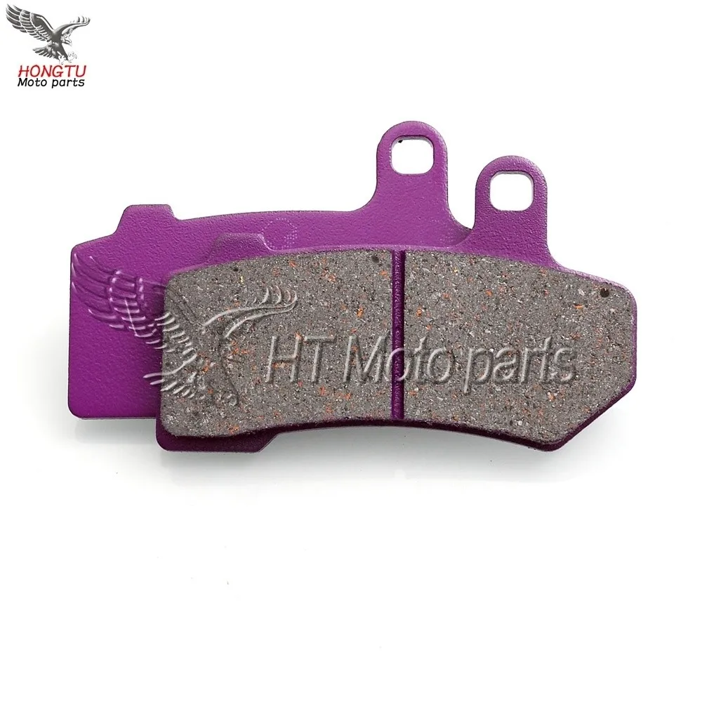 Мотоциклетные углеродное волокно передние/задние тормозные колодки для Harley Touring