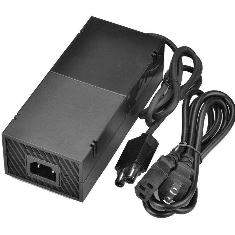

Разъем US/UK/EU для блока питания Xbox One, адаптер переменного тока, запасное зарядное устройство с кабелем, улучшенная версия Quietest 100-240 В