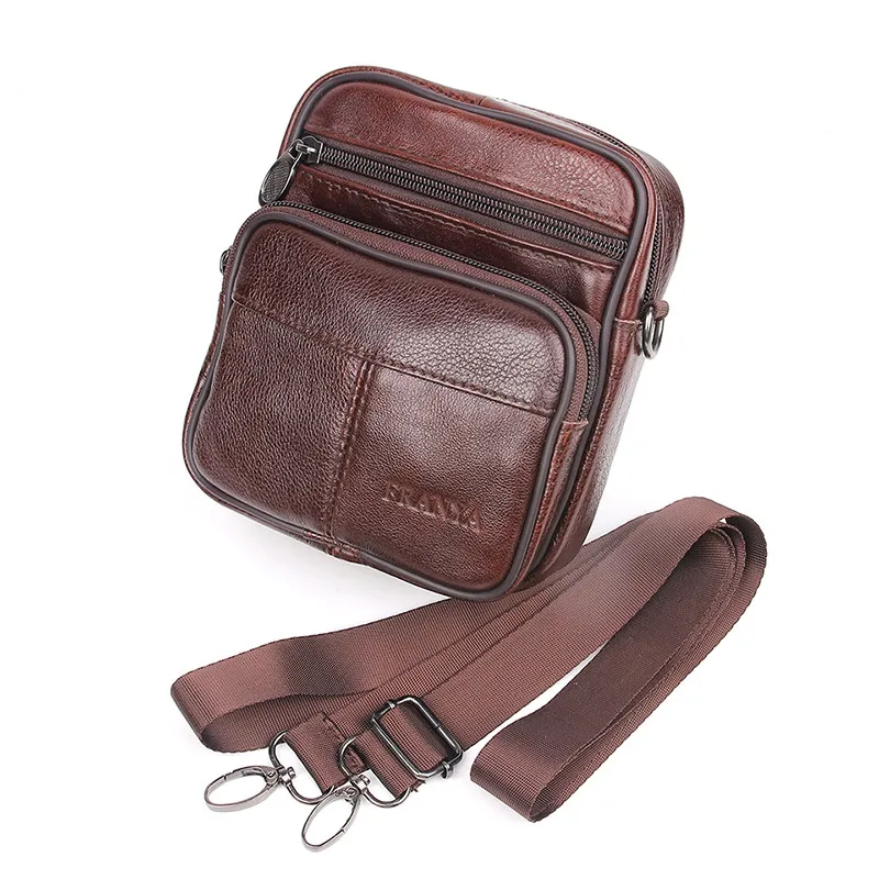 Genuino Сако de couro Homens DOS sacos де pequeno клапаном Сумки на плечо Bolsas ombro masculino делать mensageiro |