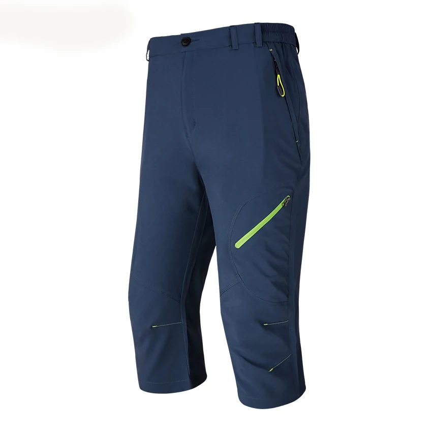 Men Blue Горные мужские и женские летние быстросохнущие походные шорты, дышащие треккинговые шорты для бега, скалолазания, кемпинга, короткие брюки VA478 - Цвет: Men Blue