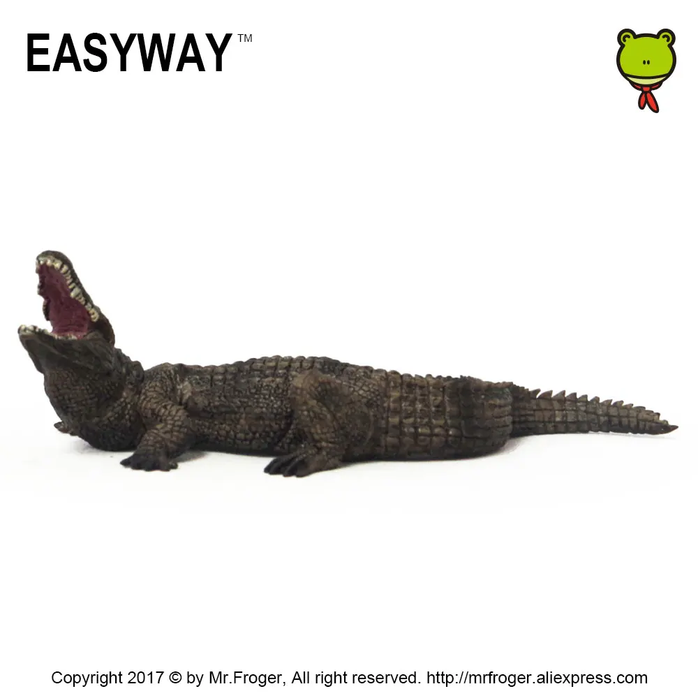 EASYWAY пластик Крокодил Игрушка Фигурка аллигатора моделирование животных модель