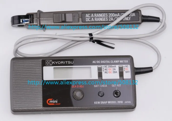 Цифровые клещи kyoritsu 2010 AC/DC мА/2 а/20 А!! Новинка!|digital clamp meter|clamp meterdigital |