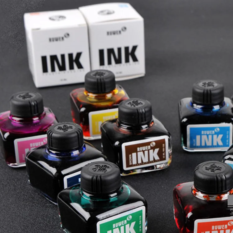 1 шт. 35 мл масляные чернила чистый черный/синий/красный/зеленый красочная краска