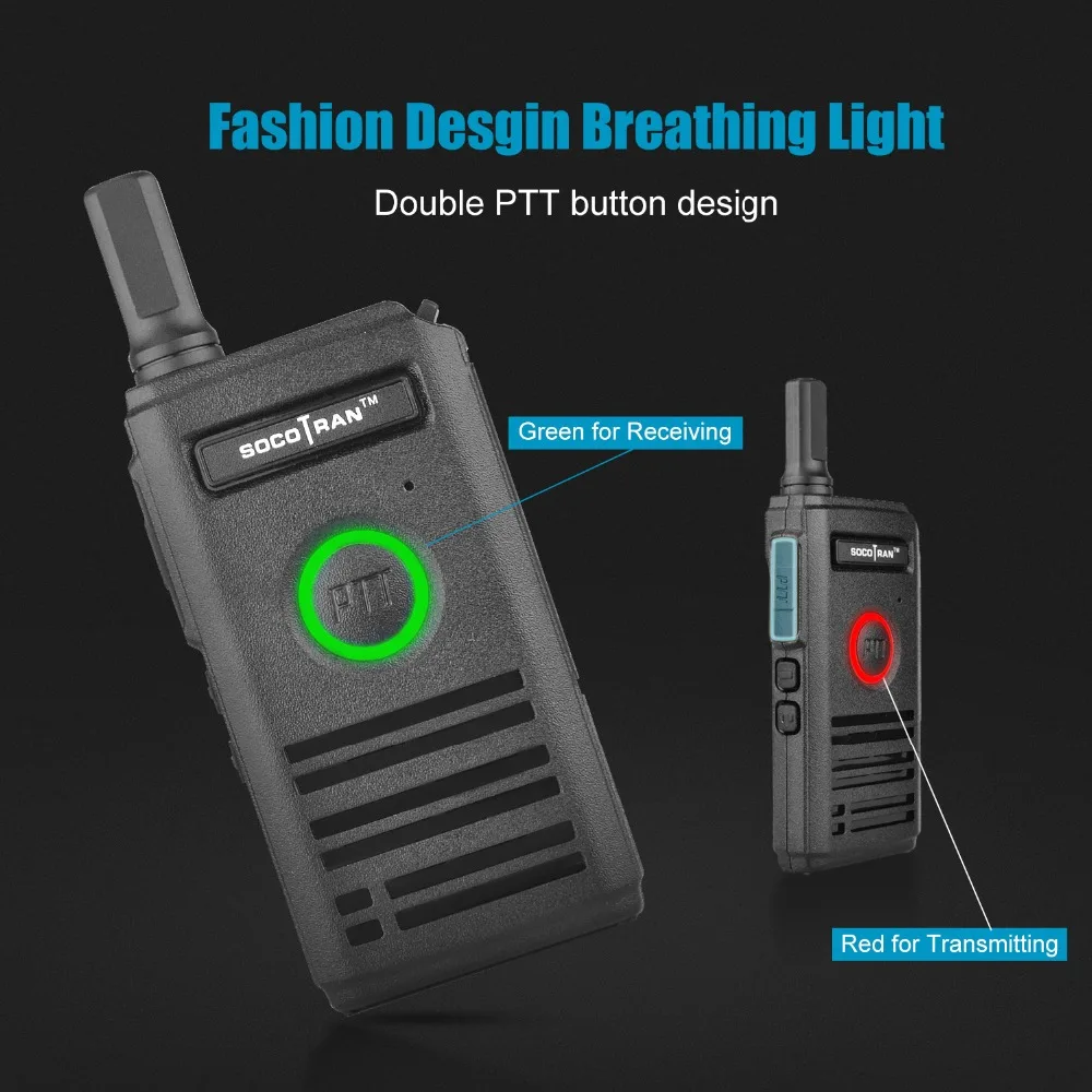 SOCOTRAN SC 600 UHF мини рация любительский радио 400 470 МГц ультра тонкий двухсторонний