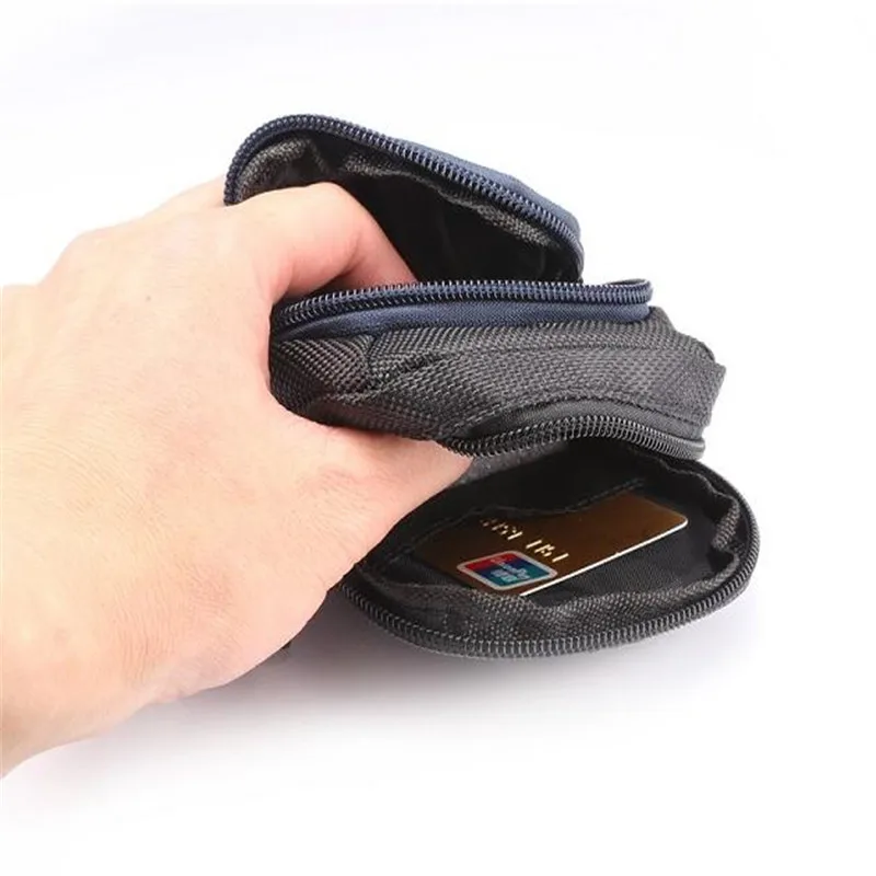 Спортивный кошелек на двойной молнии сумка для мобильного телефона чехол