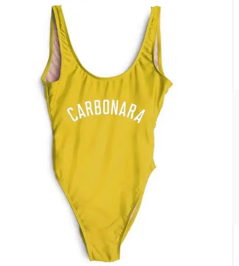 Модная одежда купальник для девочек купальный костюм с открытой спиной CARBONARA