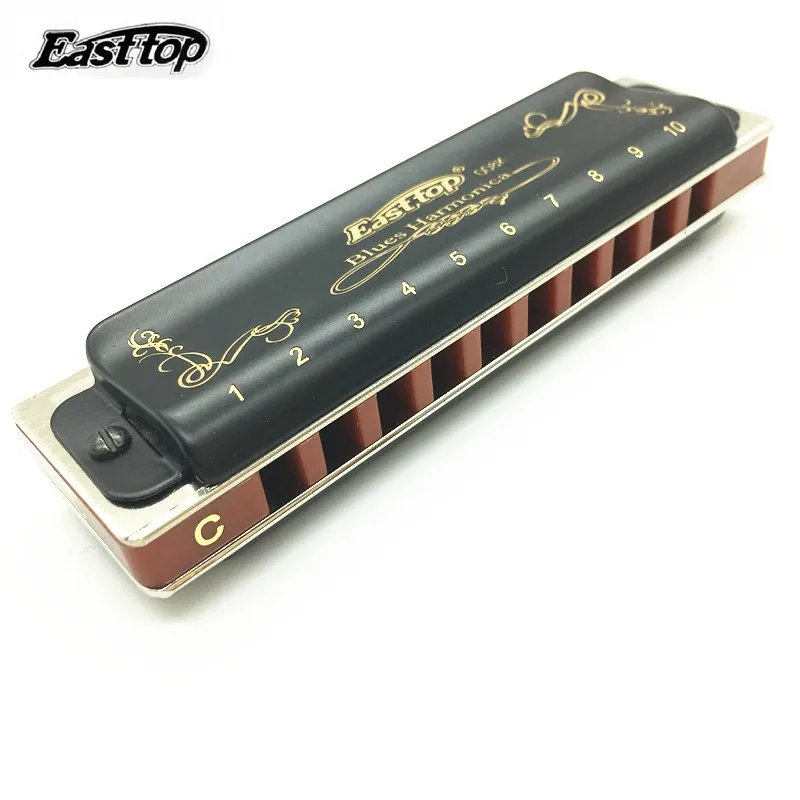 Губная гармошка Easttop диатоническая с 10 отверстиями 2 цвета 12 клавиш|easttop