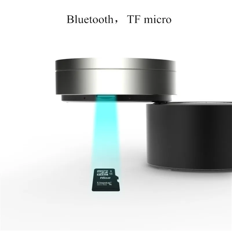U81 портативный Bluetooth динамик FM радио вращение дорожный будильник с tf картой