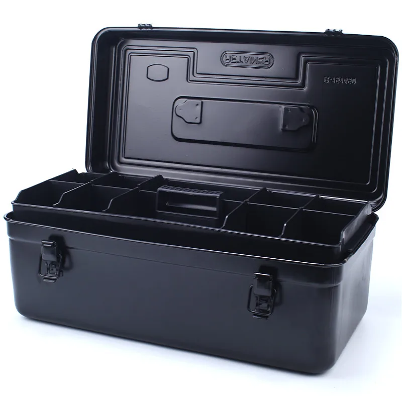 Новый железный металлический ручной ящик для инструментов хранения