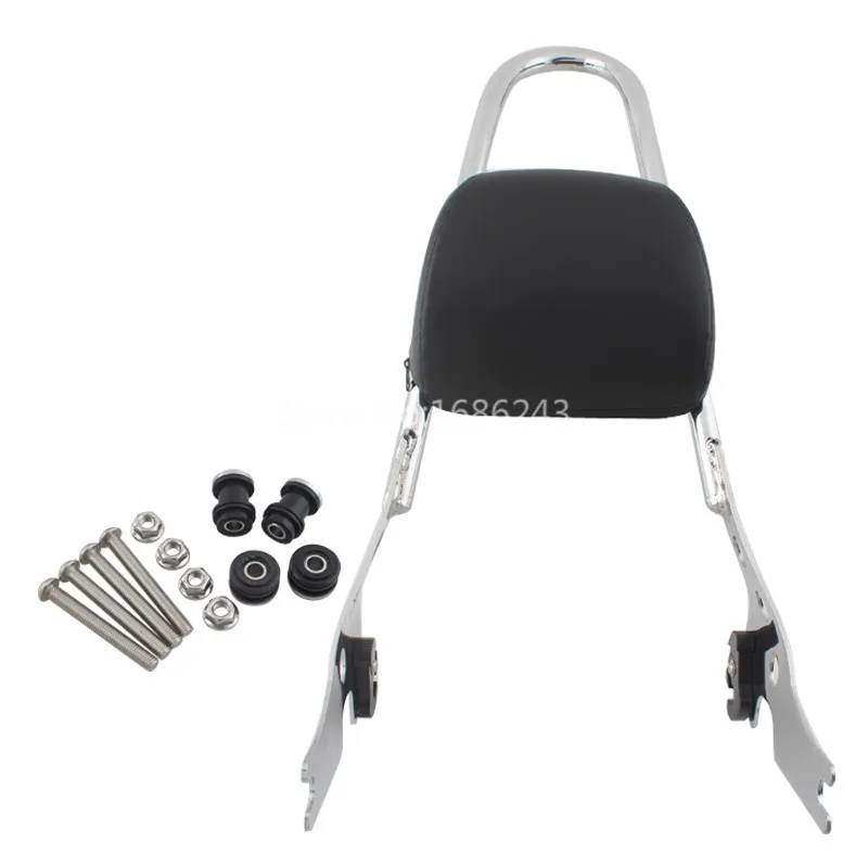 New Steel Luggage Sissy Bar Passenger Backrest Fits For Harley Sportster 1200 883 Chrome |