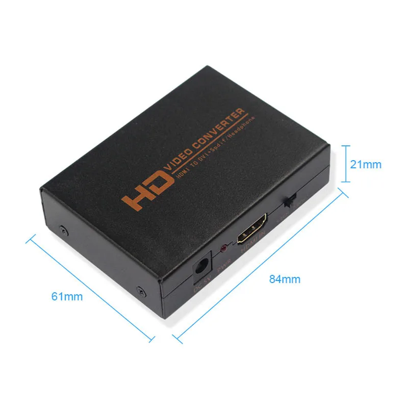 Преобразователь Аудио HDMI DVI цифровой в аналоговый с оптическим адаптером SPDIF Toslink