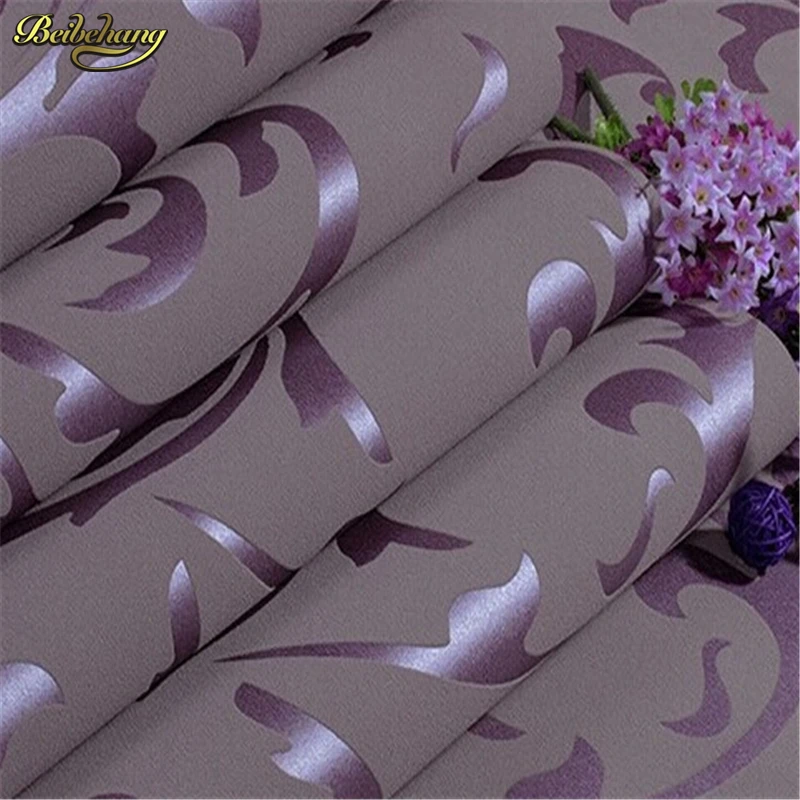 Обои для спальни обои рабочего стола рулоны белые фиолетовые высокое качество 3D