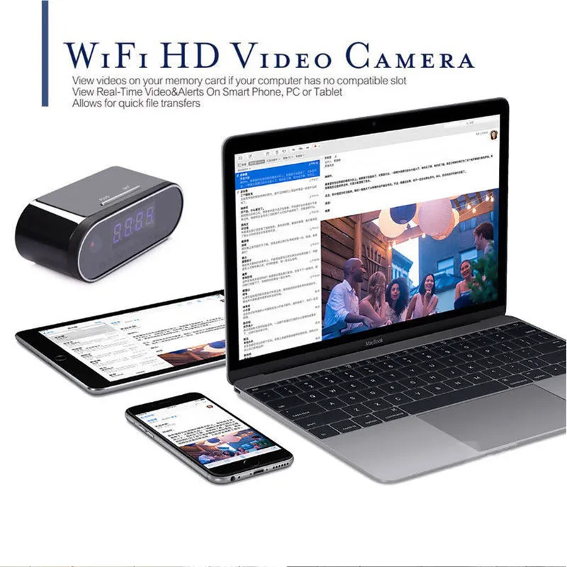 Полная HD 1080P Wifi Камера с будильником для домашней безопасности, защита от движения, ИК-камера няни, ночное видение IP.