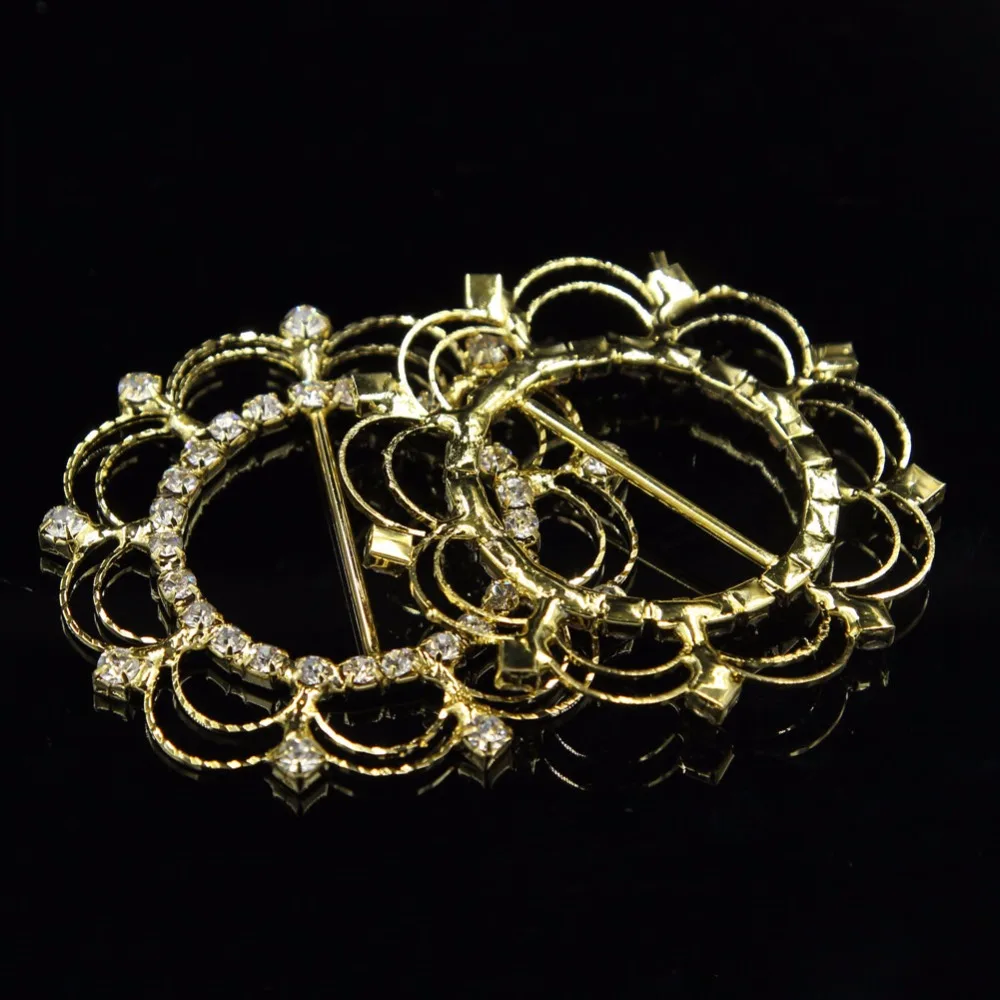 Цветочные пуговицы золотые хрустальные стразы пряжки-ползунки пригласительные