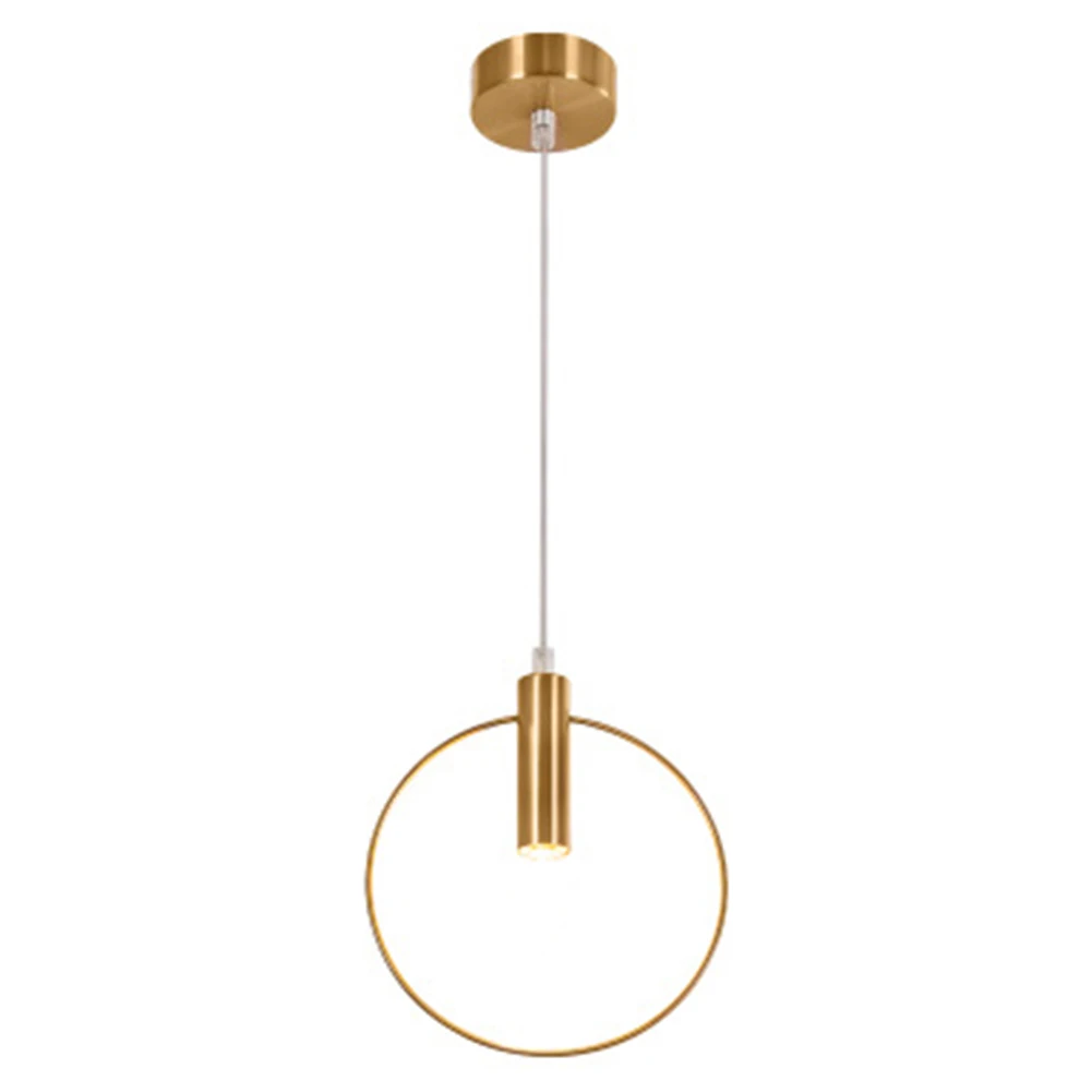 E14 Pendant Light Cafe Balcony Modern Kitchen Hotel Hanging Dining Room Hall Bar Easy Install Single Ring Home Decoration | Лампы и