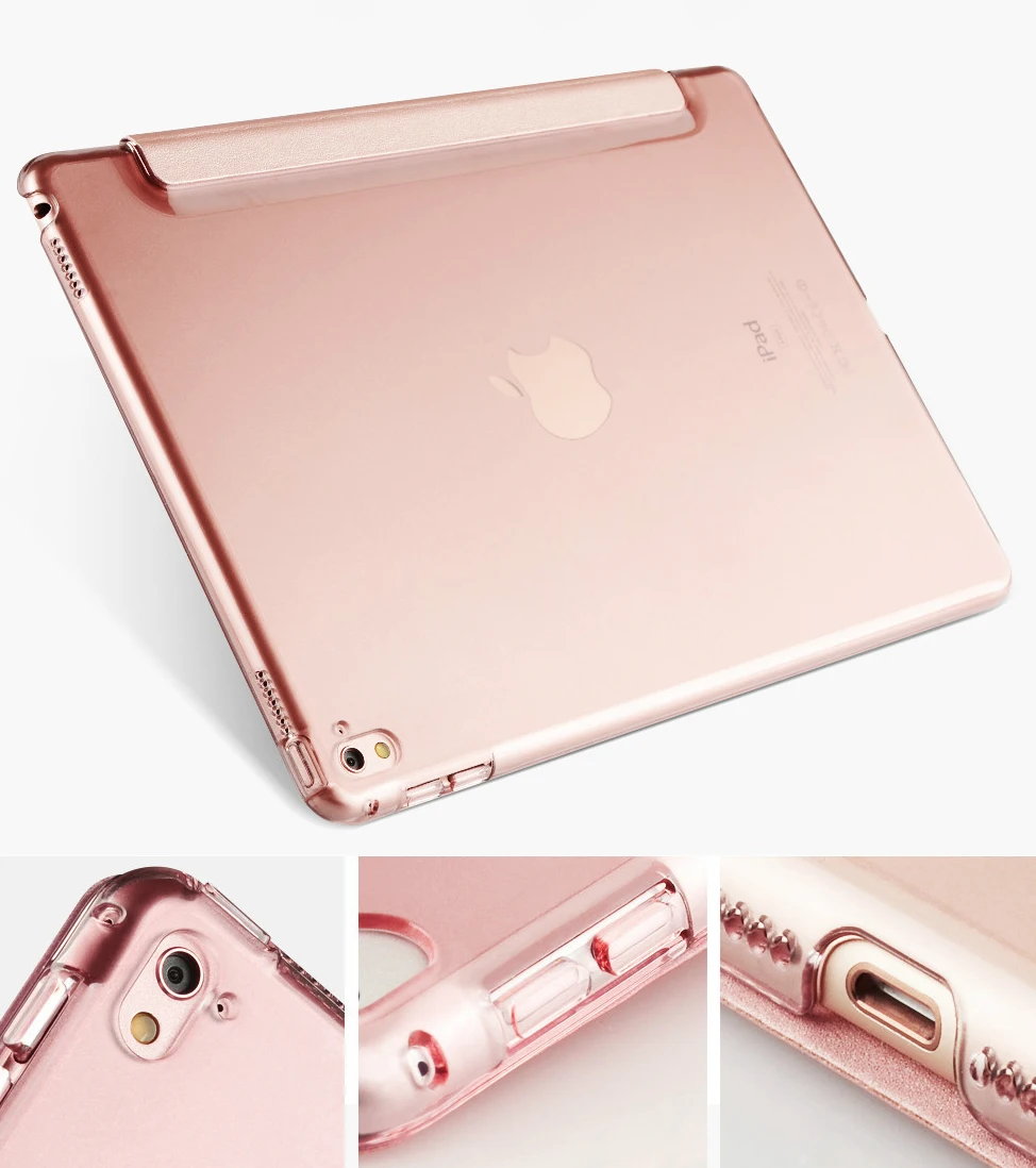 Умный чехол для IPad Air Pro 10,5 дюймов A1701'A1709 чехол, PU кожаный чехол+ PC чехол для авто сна защитный чехол