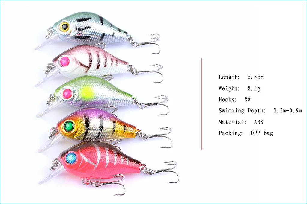 

46pcs/Lot Mixed Sea Boat Fishing Baits Lure Set Wobblers Minnow Popper Crankbait Artificial Isca Swimbait Tackle For Ocean River