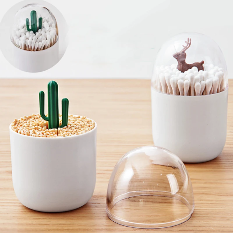 LASPERAL креативный ватный тампон с изображением животного держатель чехол для