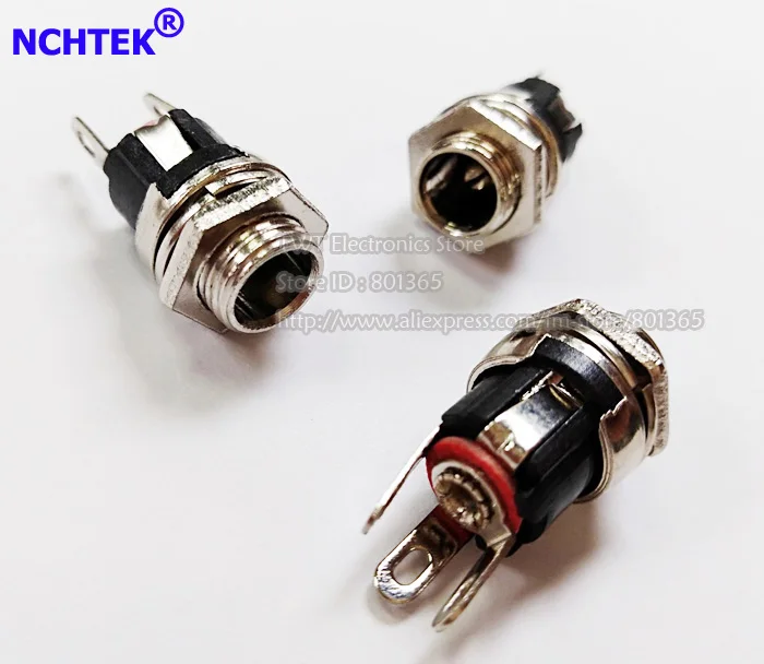 NCHTEK DC 5 5x2 мм панель крепление PC зарядное устройство гнездо металлический разъем