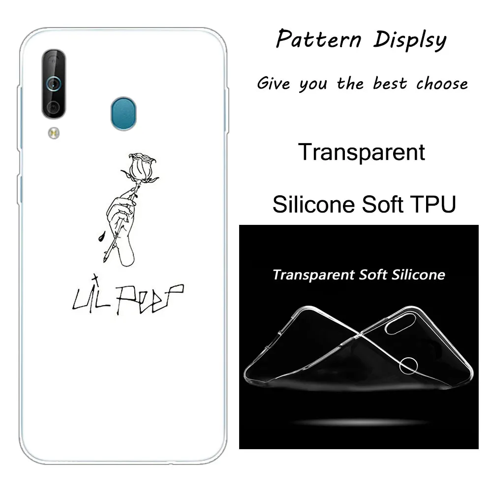 013 Lil открытым Rap хип силиконовый чехол для телефона для samsung Galaxy A80 A70 A60 A50 A40 A40S A30 A20E A2CORE M40 M30 M20 примечание 9 8 5 Мода - Цвет: 013