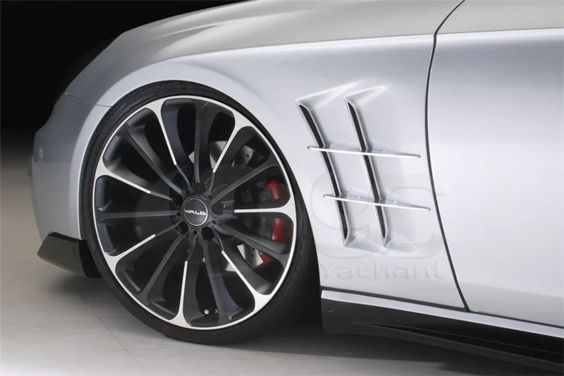 Стекловолоконный FRP кузов подходит для 2007-2011 W219 CLS Sedan WA style Body kit передний и задний бампер крыло боковые юбки светодиодный глушитель