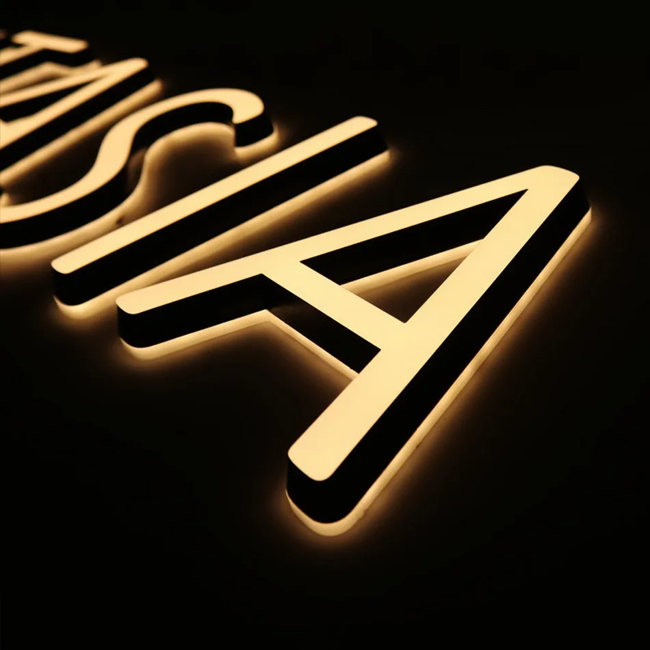 Изготовленный на заказ акриловый пластиковый светодиодный неоновый свет буквы