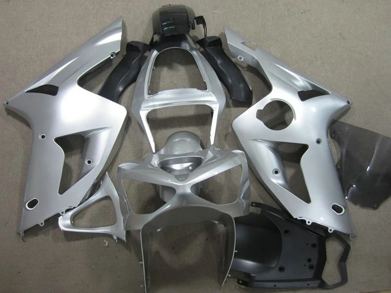 Silver Fairing kit For Kawasaki Ninja ZX6R 2003 2004 03 *04 100%fit Fairings ( Full plastic parts ) k62 | Автомобили и мотоциклы