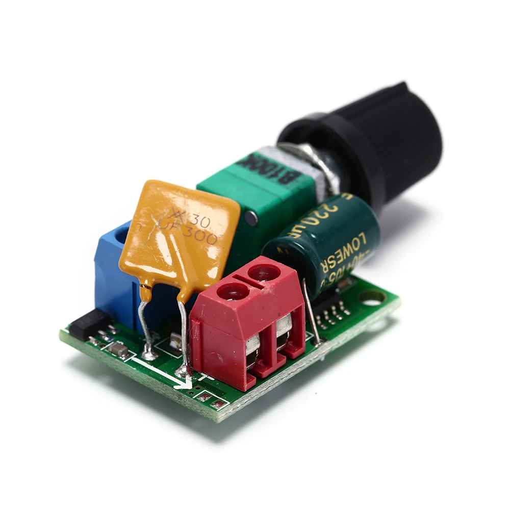 Мини двигатель постоянного тока контроллер скорости ШИМ 3V 6 в 12 В 24 35VDC 90W 5a мотора