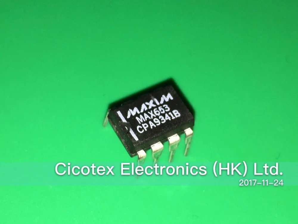 5pcs/lot MAX653CPA+ DIP8 IC REG BUCK ADJ-3V 225MA 8DIP MAX653 CPA