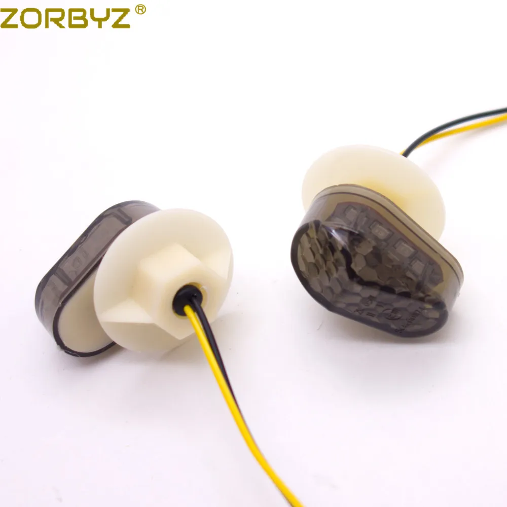 ZORBYZ мотоциклетный дым смыв светодиодный сигнал поворота Янтарный Для Yamaha YZF R6 R1