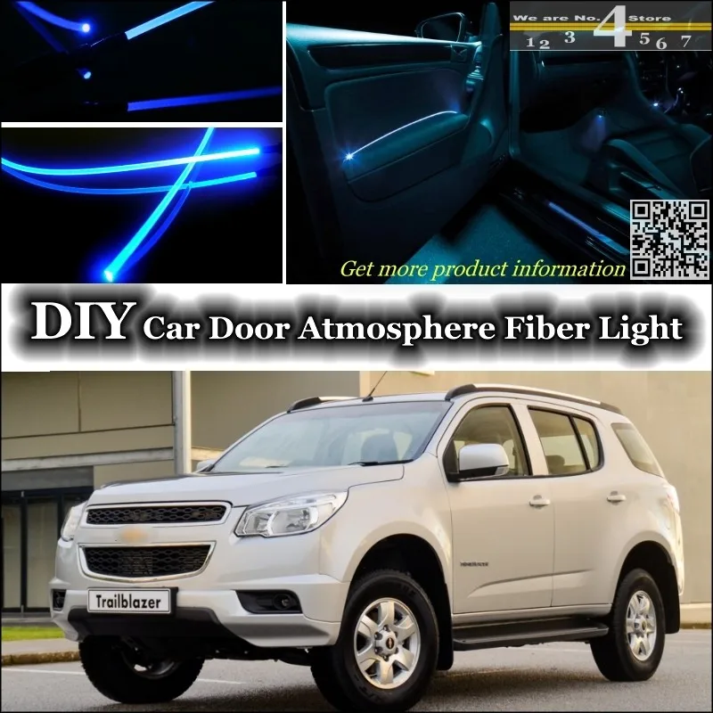 Для Chevrolet TrailBlazer внутренний окружающий свет тюнинг атмосферу волоконно