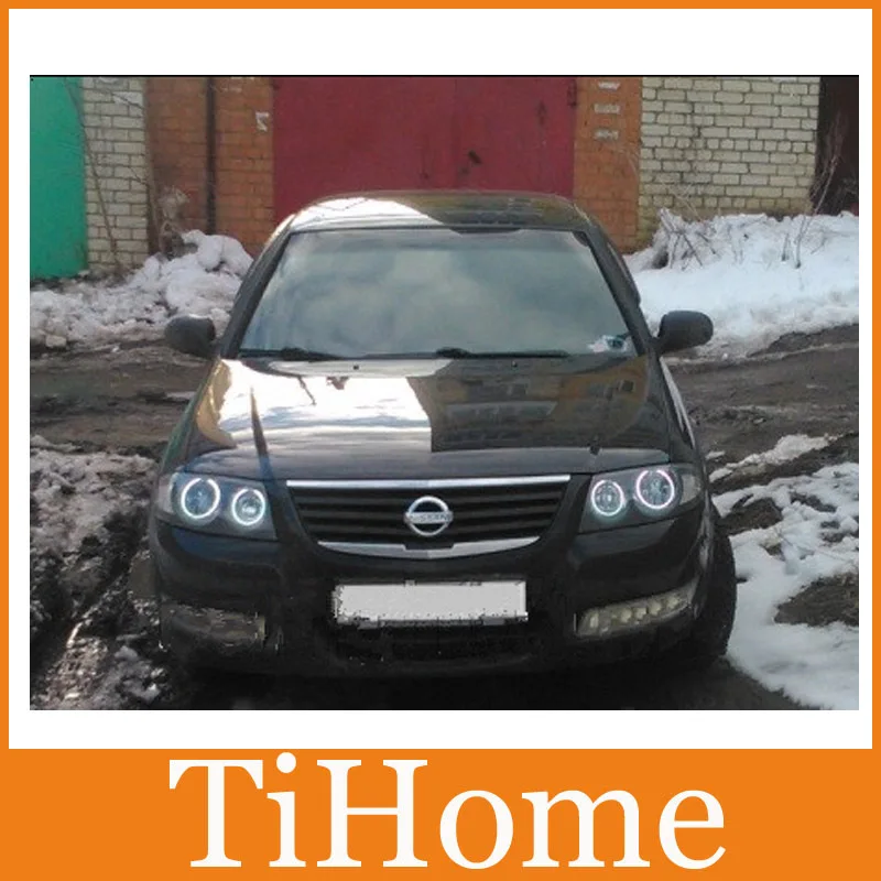 Бесплатная доставка Almera Classic CCFL глаза ангела кольцо гало фары для Nissan без