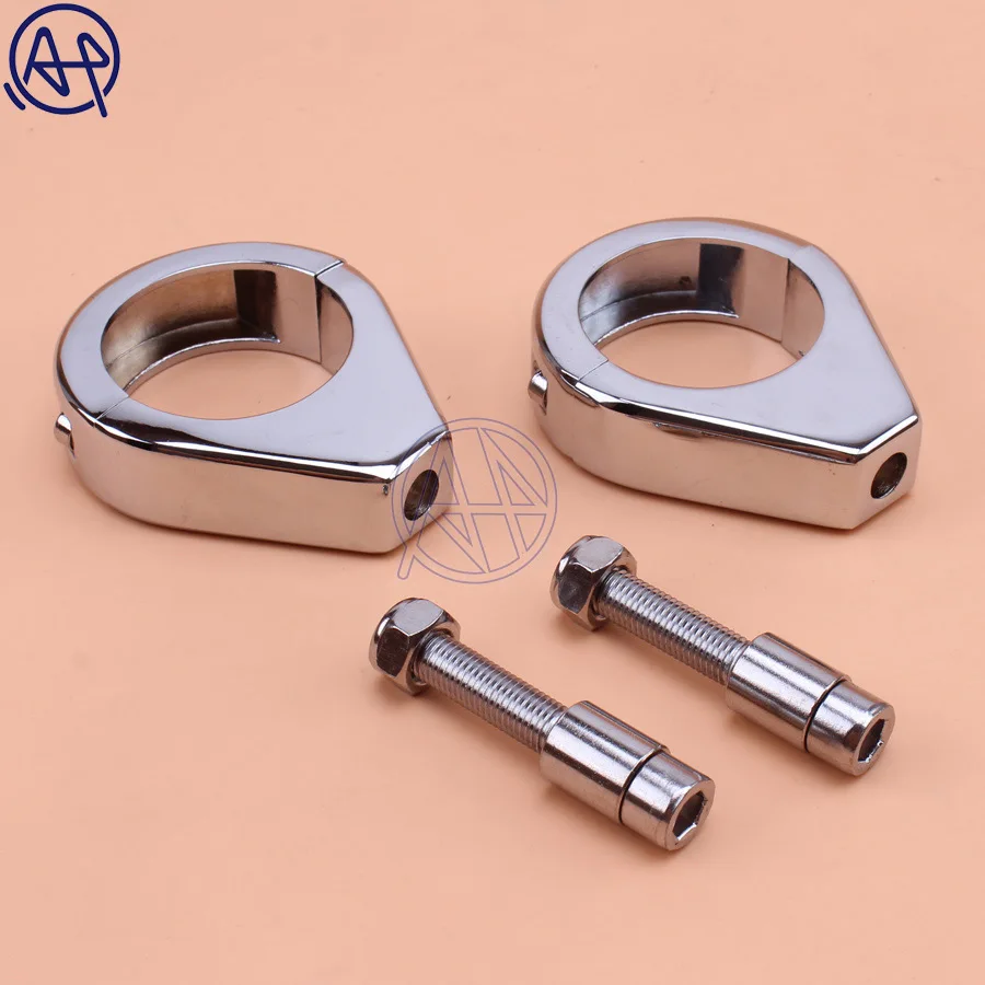 2 шт. алюминиевый кронштейн для поворотника мотоцикла 39 мм|motorcycle fork brackets|harley