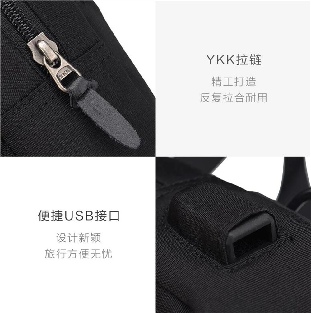 Xiaomi Пелльо 2L USB, сумка на плечо, сумка через плечо, сумка на пояс Водонепроницаемый полиэстер груди ранец рюкзак для путешествий