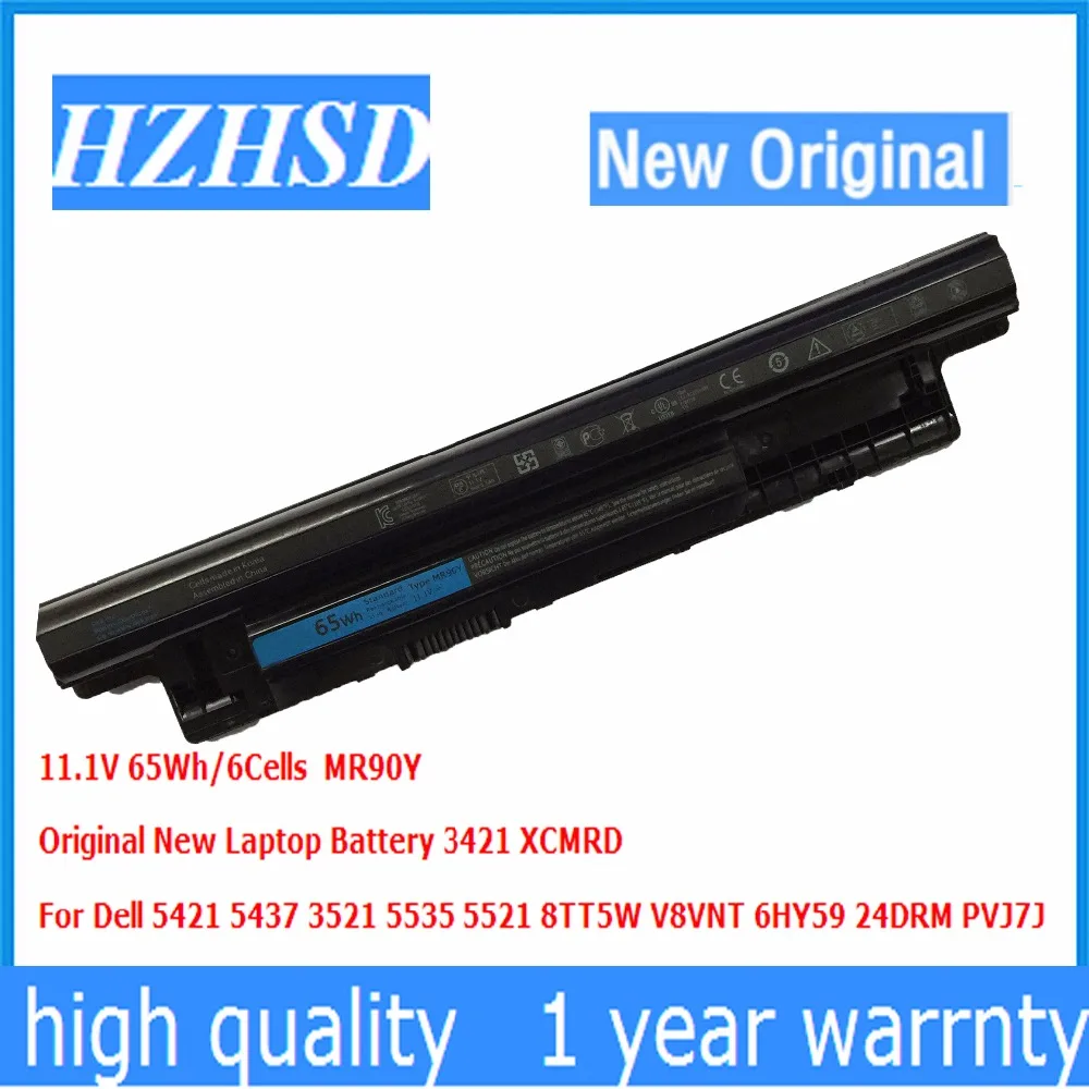 

11.1V 65Wh/6Cells New Original MR90Y Laptop Battery 3421 XCMRD For Dell 5421 5437 3521 5535 5521 8TT5W V8VNT 6HY59 24DRM PVJ7J