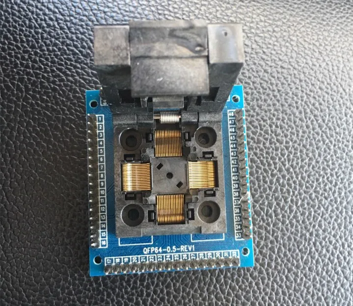 Адаптер типа U QFP64 TQFP64 LQFP64 адаптер IC тестовый разъем программатора qfp64 tqfp64